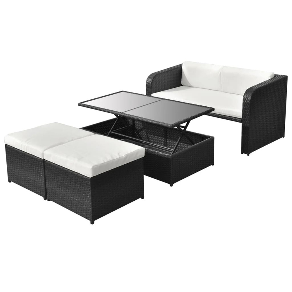 VIDAXL SALON DE JARDIN 4 10-(917456)
