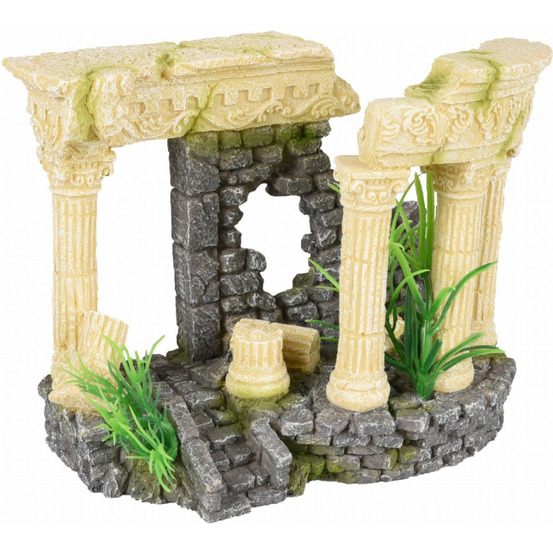 Ruine colossos colonnes. 21 x 11 x 15 cm. Décoration aquarium.