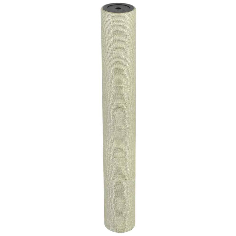 Grand poteau griffoir chat sisal naturel remplacement arbre à chat 60x8 cm beige
