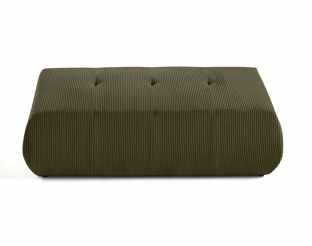 Onyx - pouf d'appoint - en velours côtelé