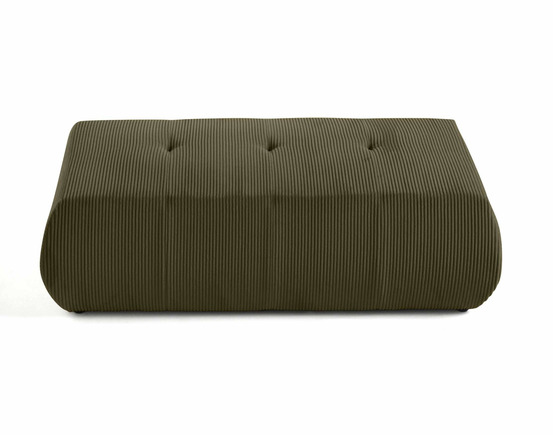 Onyx - pouf d'appoint - en velours côtelé