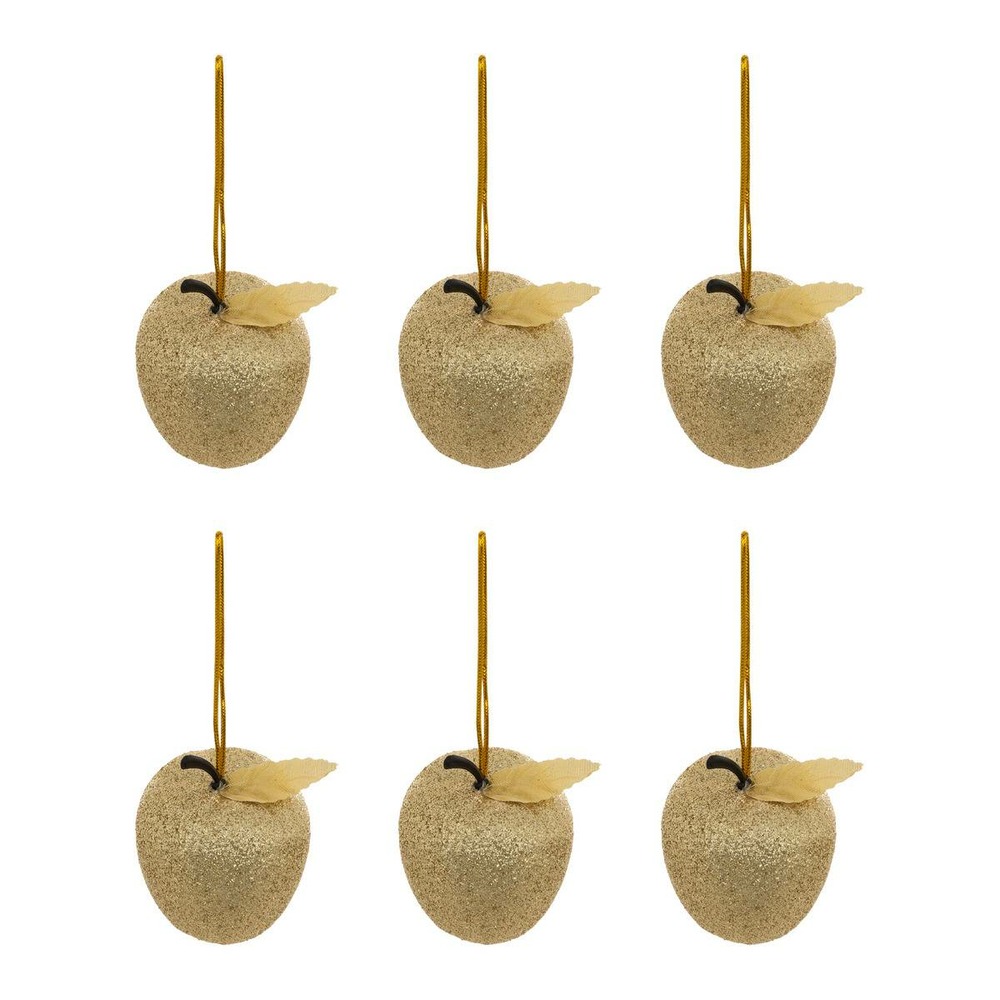 Sdn plf pommes x6 paill or 6cm