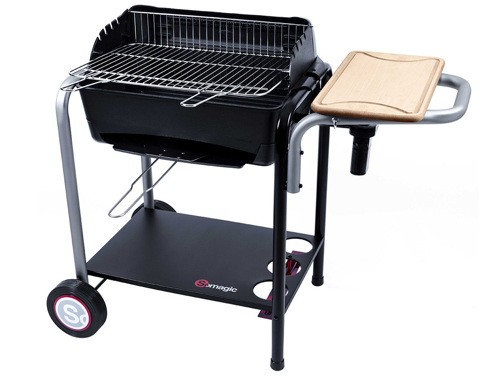 Barbecue charbon roma avec four à pizza intégré