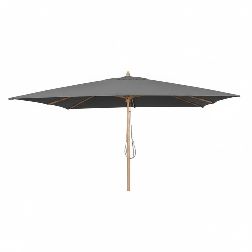 Parasol droit gris 4x3 m pegasia