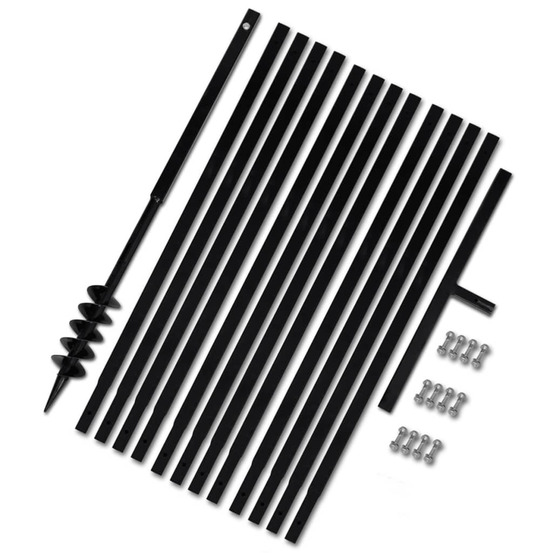 Bêche et tarière manuelle 80 mm avec rallonge mèche tarière 13 m