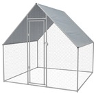 Cage extérieure pour poulets acier galvanisé 2 x 2 x 1,92 m