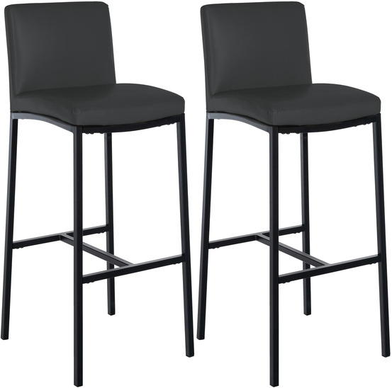 Lot de 2 tabourets de bar freeport simili cuir b