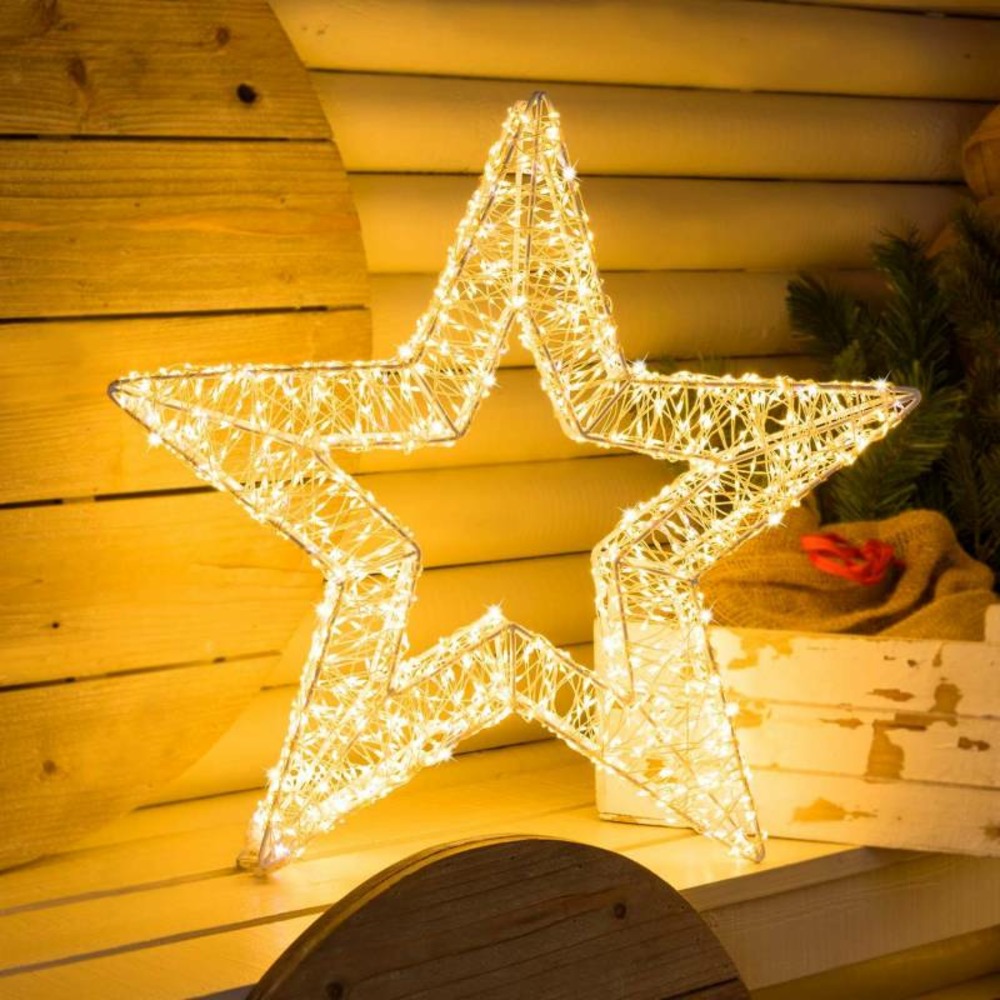 Guirlande électrique de Noël - étoile lumineuse 120 cm