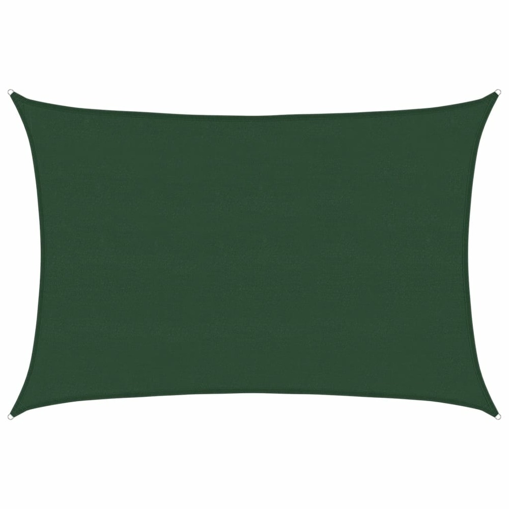 Voile d'ombrage 160 g/m² vert foncé 5x7 m pehd