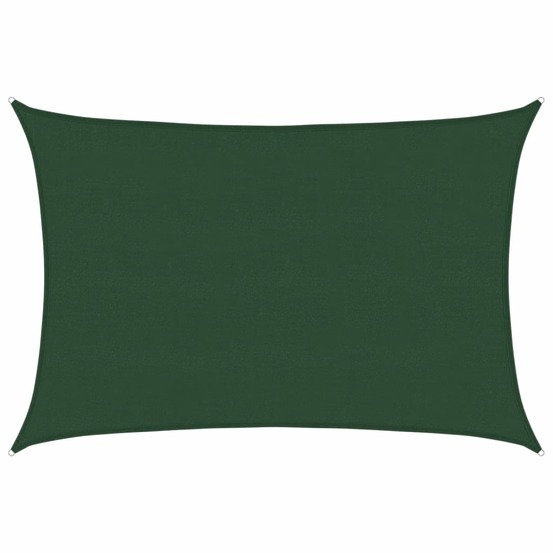 Voile d'ombrage 160 g/m² vert foncé 5x7 m pehd