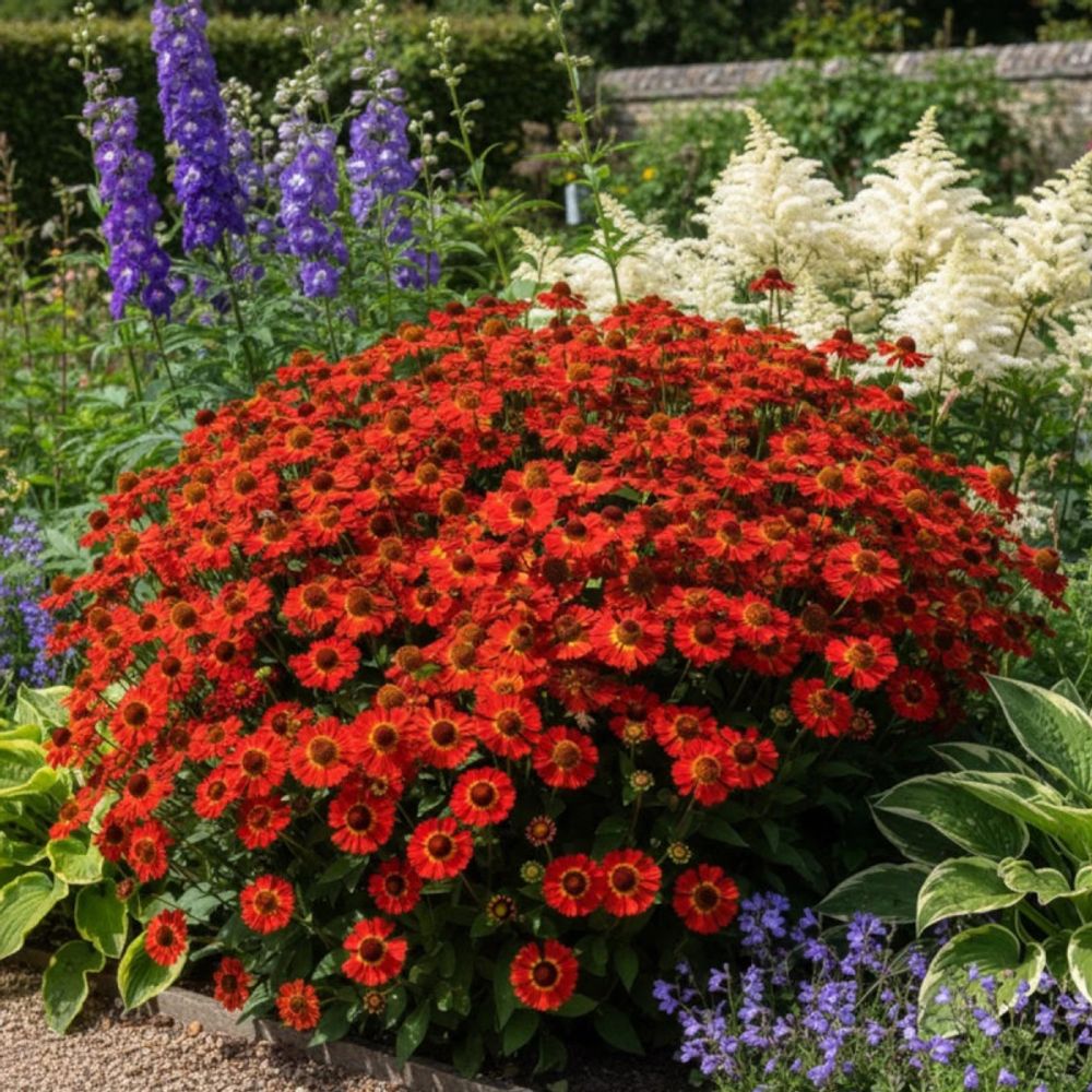 Hélénie salsa, helenium lot de 3 godets