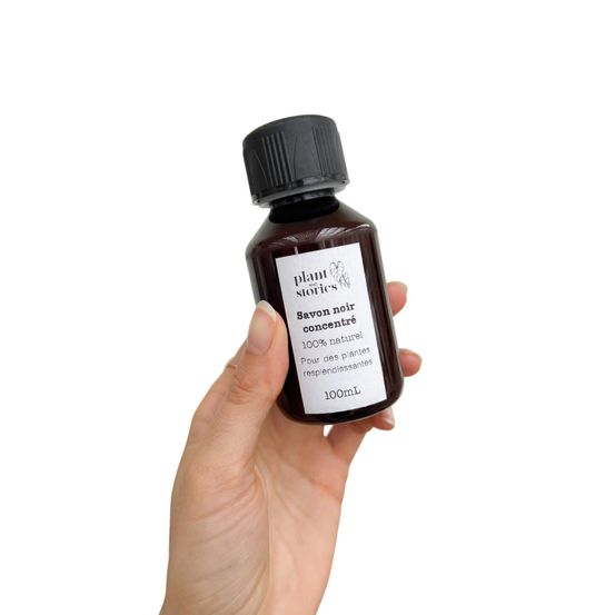 Savon noir concentré pour plantes - solution phytosanitaire écologique - 100ml