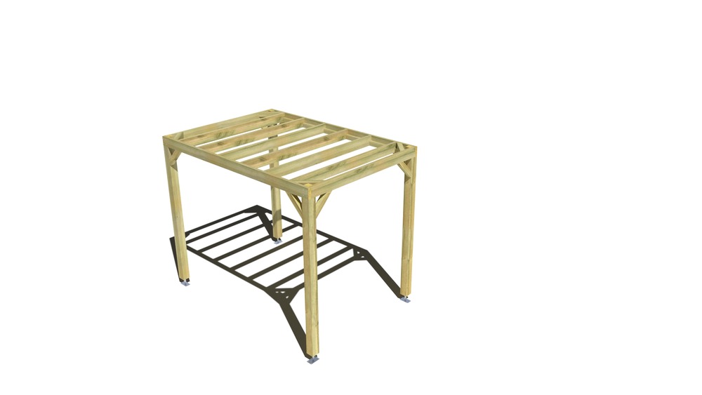 Pergola bois • 2m x 3m • indépendante • sens largeur • livraison comprise