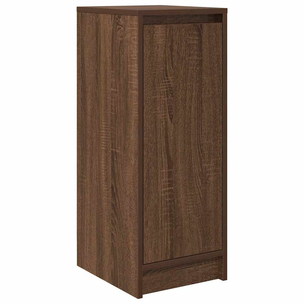 Armoire à chaussures chêne marron 29,5x34x76 cm bois ingénierie