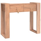Table console 90x35x75 cm bois de teck solide