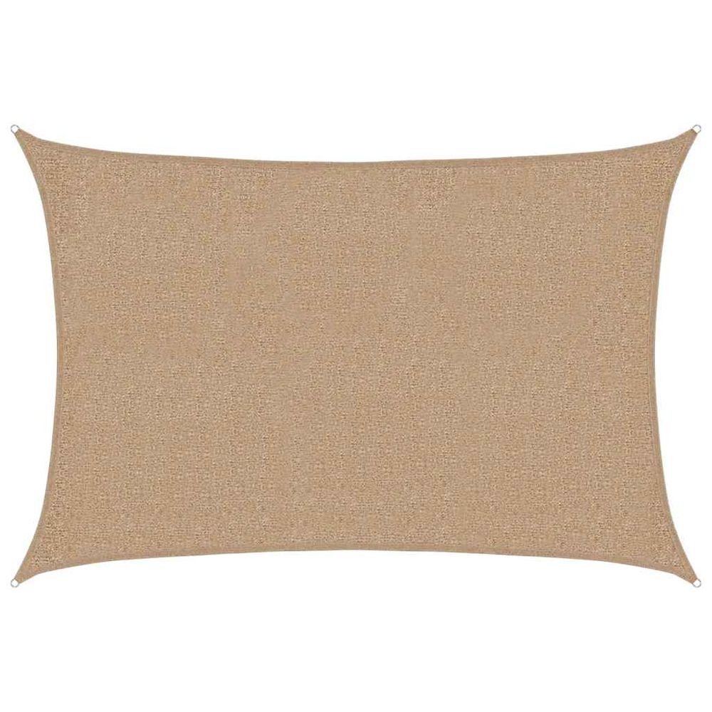 Voile d'ombrage 160 g/m² taupe 2x2,5 m pehd