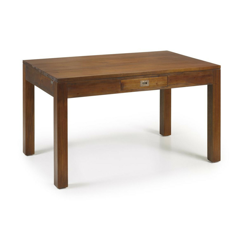 Table à manger bois marron 140x85x78cm