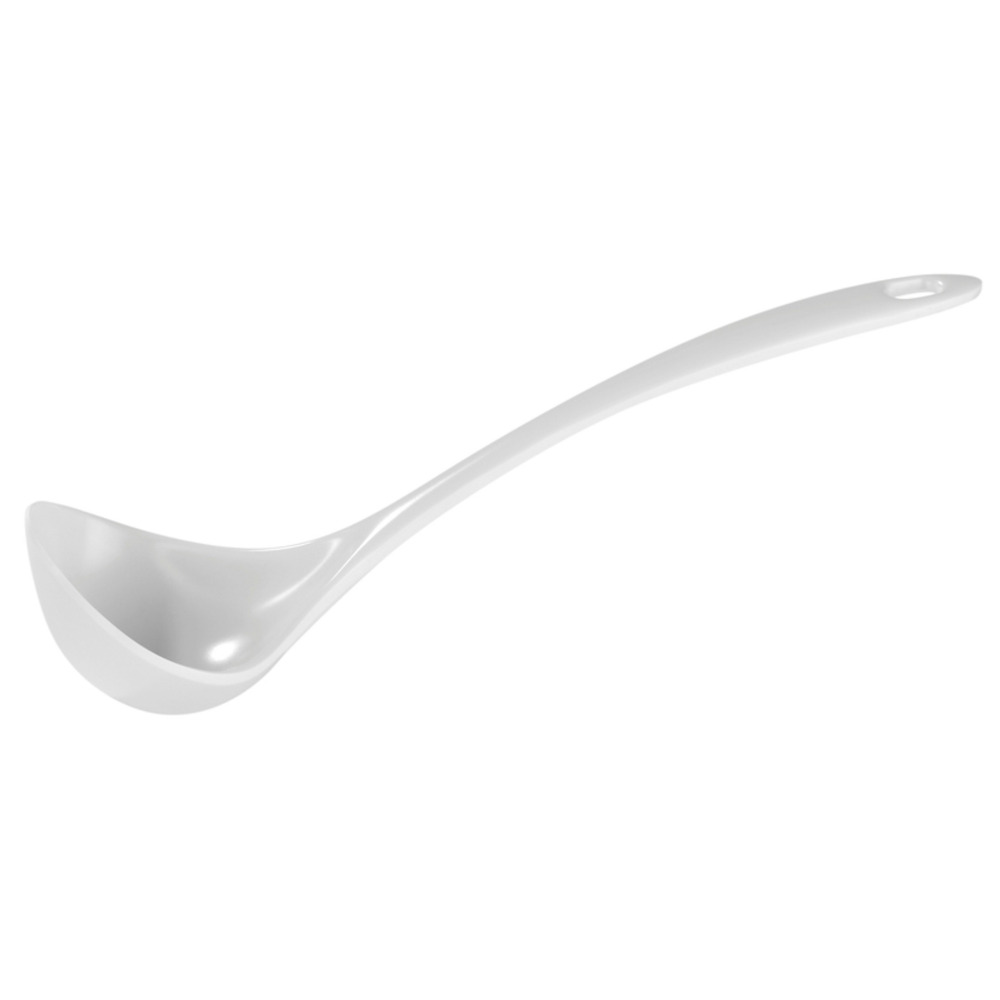 Louche cuisine blanche en mélamine l 17 cm - pujadas