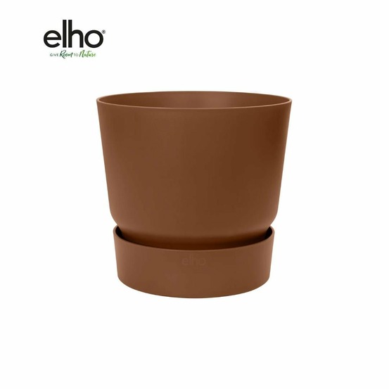 Pot elho greenville round brun 18 cm
