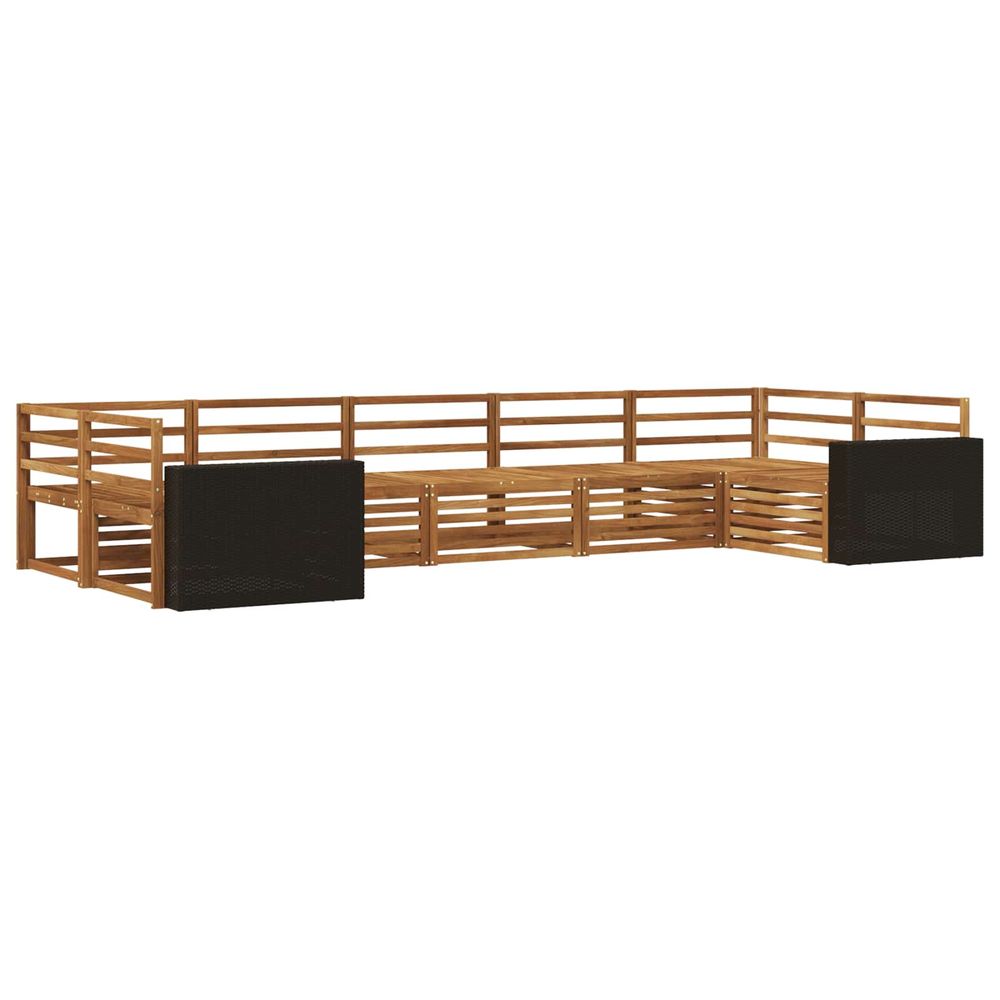 Ensemble de canapés d'extérieur 7 pc naturel