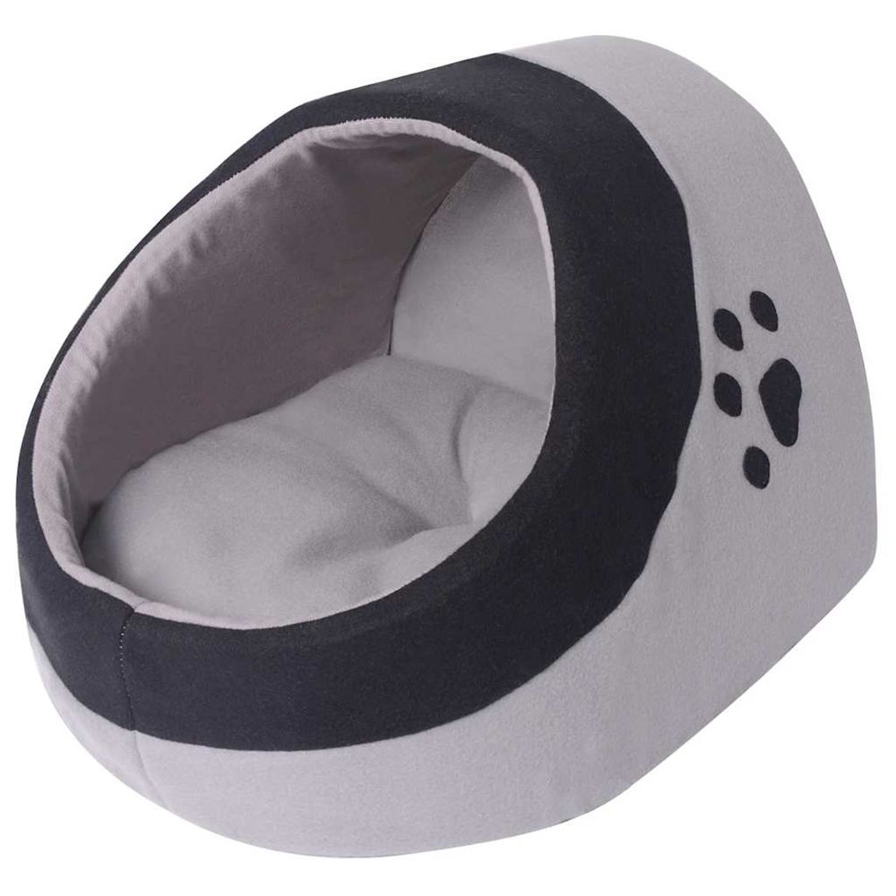 lit pour chat taille M gris et noir