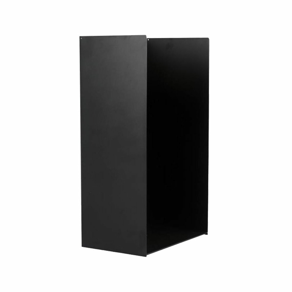 Porte-bûches en acier noir 80 cm kielce