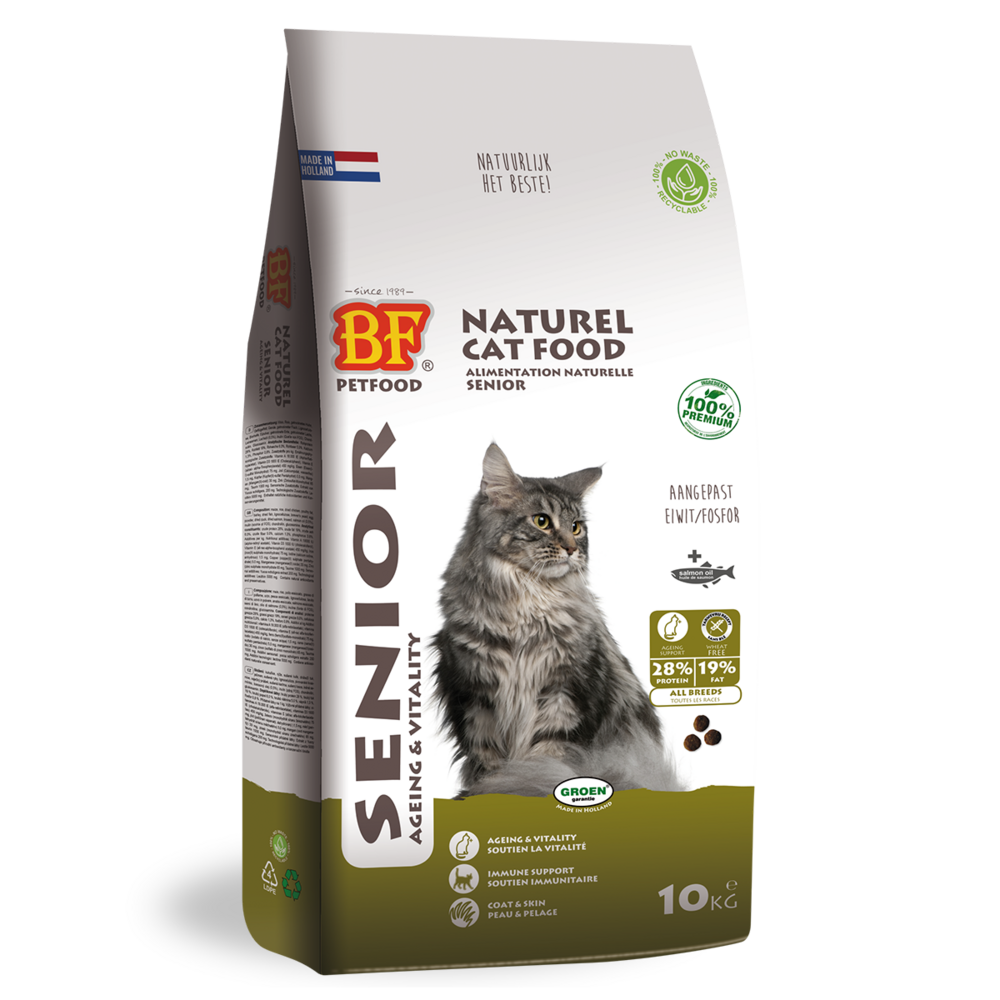 Croquettes chat senior 10kg