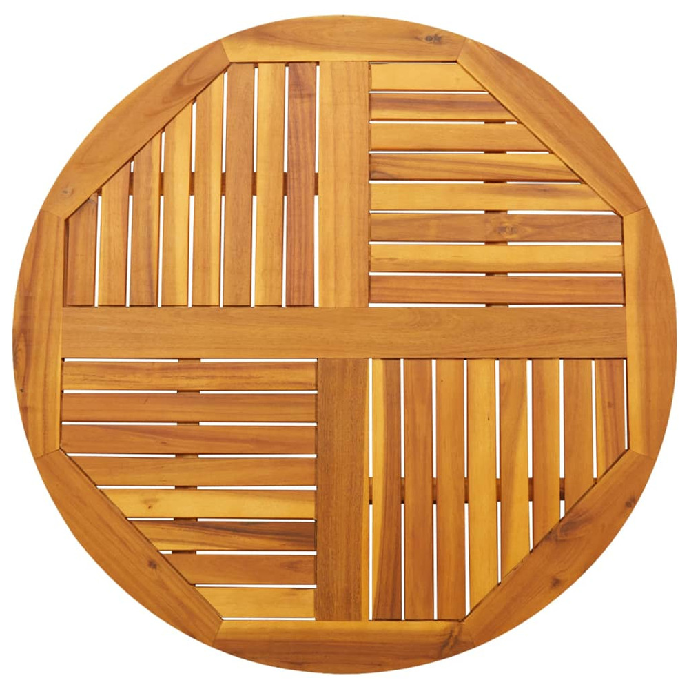 Dessus de table ø90x2,2 cm rond bois massif d'acacia