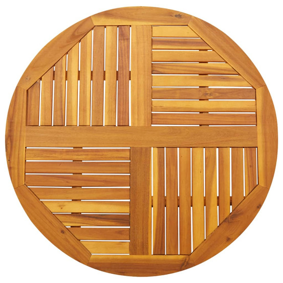 Dessus de table ø90x2,2 cm rond bois massif d'acacia