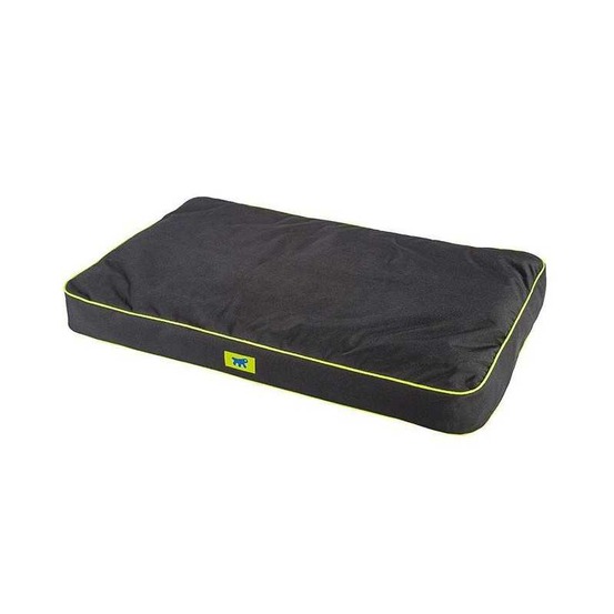 Coussin pour chiens - ferplast - polo - noir - 65 x 40 x 8 cm - imperméable et déhoussable