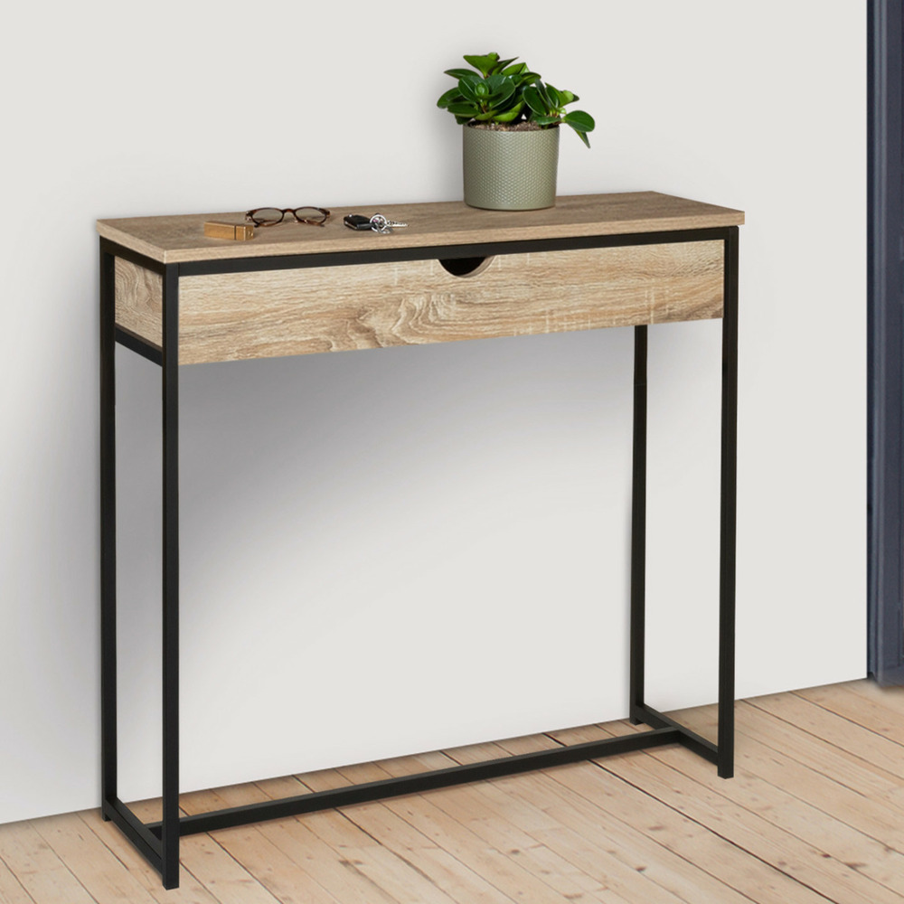 Console 1 tiroir detroit design industriel