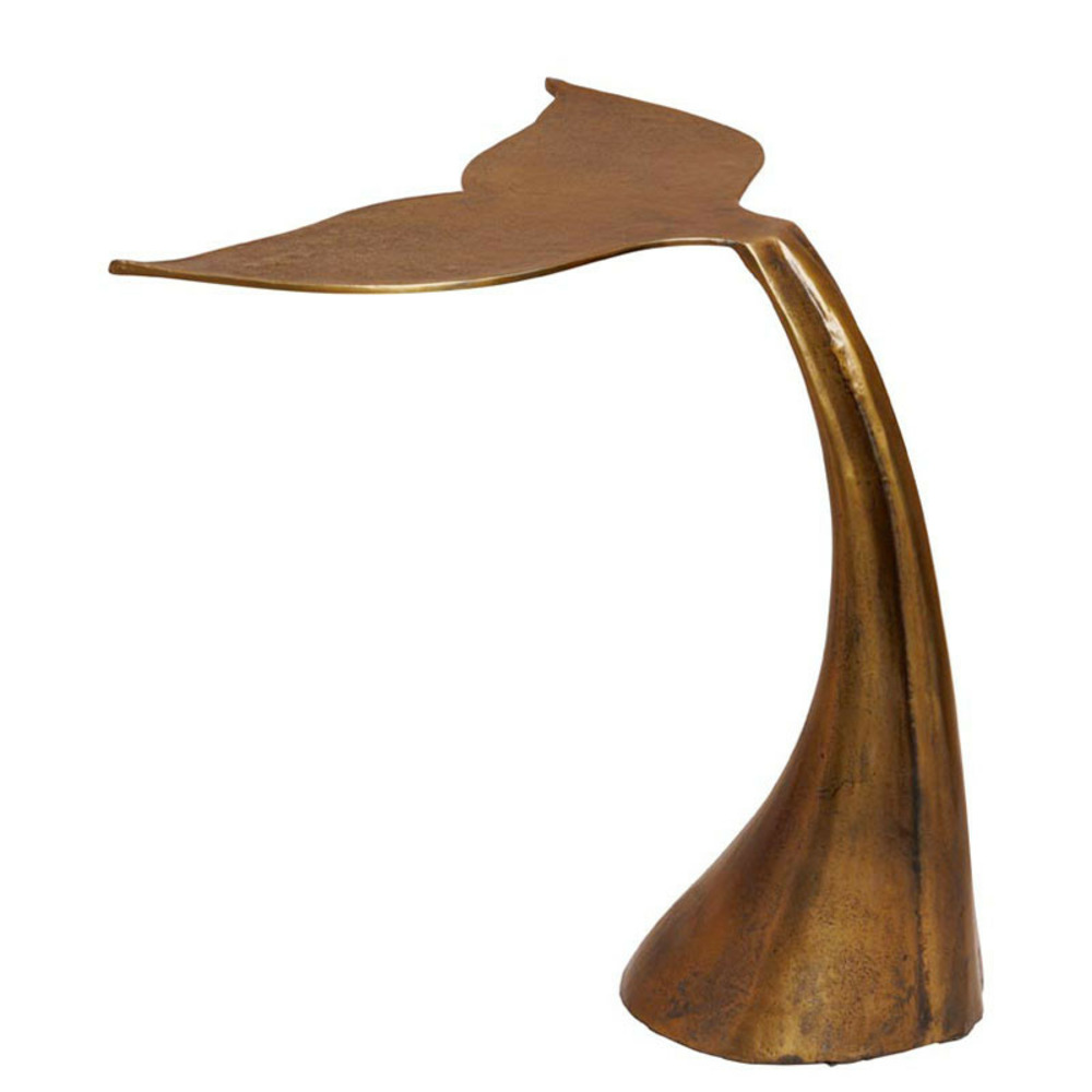 Table d'appoint queue de baleine 65x59x38cm