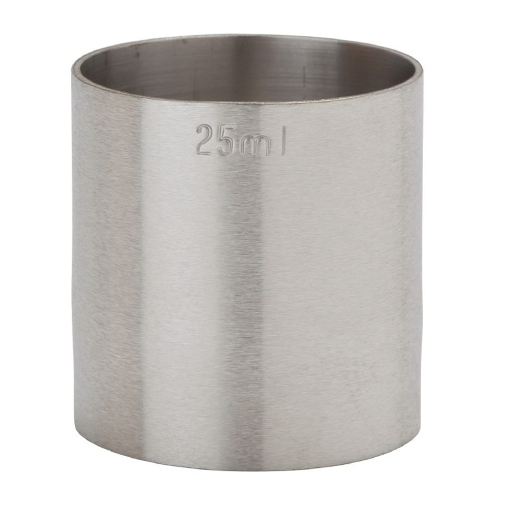 Mesure de bar en inox professionnelle estampillée ce 25 ml - beaumont