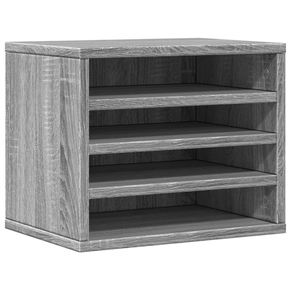 Organisateur de bureau sonoma gris 36x26x29,5 cm