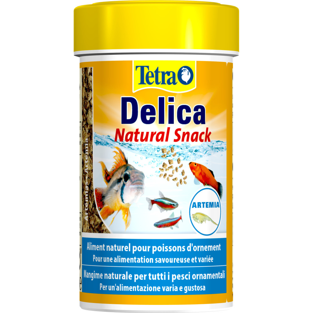 Delica artémias 11g - 100 ml nourriture pour poissons d'ornement