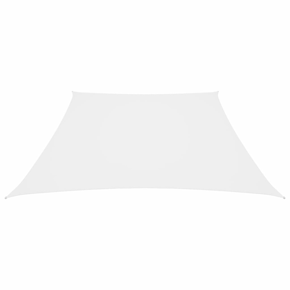 Voile de parasol tissu oxford trapèze 3/5x4 m blanc
