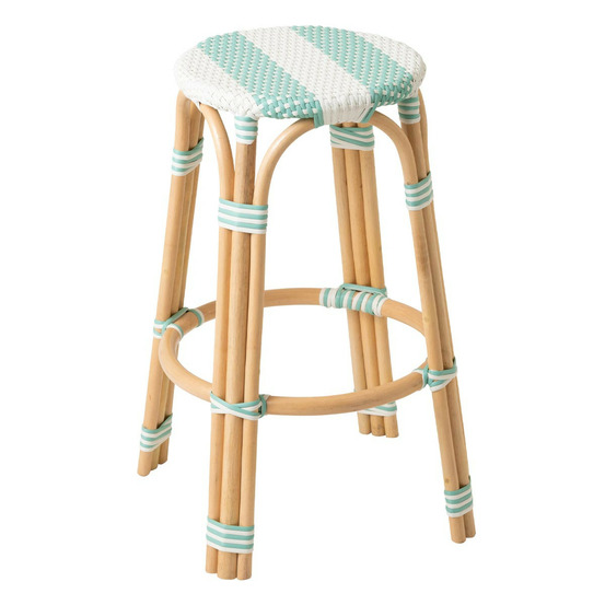 Tabouret de bar en rotin