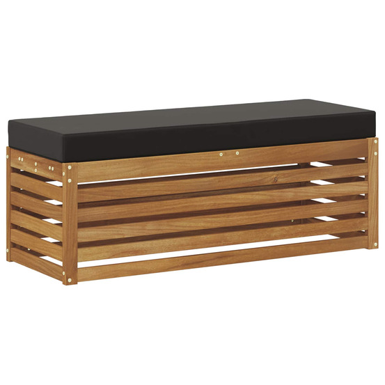 Banc de jardin pliant bois d'acacia massif naturel