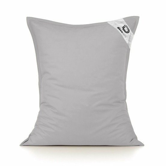 Housse pour pouf géant xl 120x80cm - gris galet