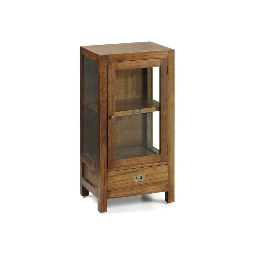 Vaisselier 1 tiroir bronze bois marron - onéline décoration d'autrefois