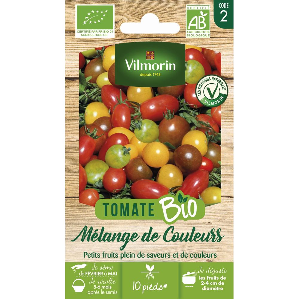 Kit semis bio + 12 étiquettes de marquage offertes