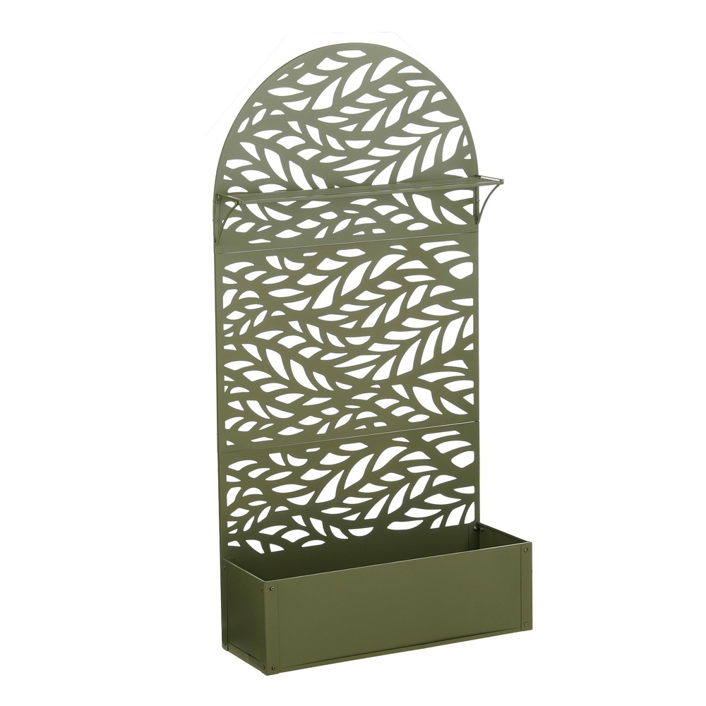 Mica decorations sapri support pour plantes - jardinière avec treillis pour plantes grimpantes - support pour plantes autoportant