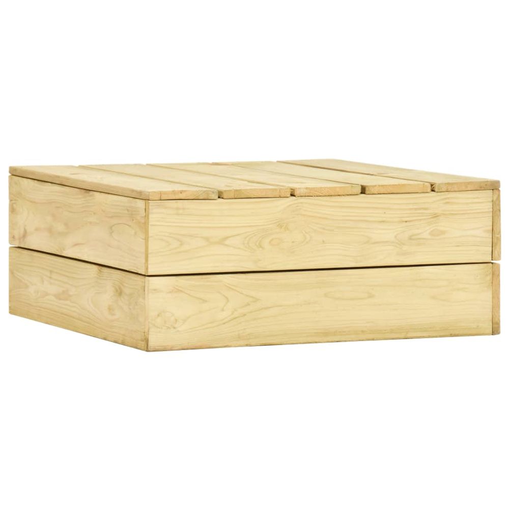 vidaXL Table de jardin 75x75x31 cm Bois de