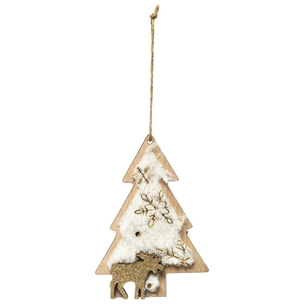 Sujet de noël sapin élan étoile 2 assortiment