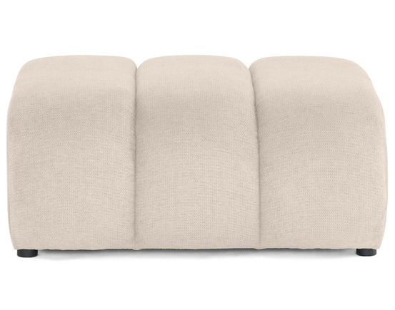 Debbie - pouf en tissu texturé