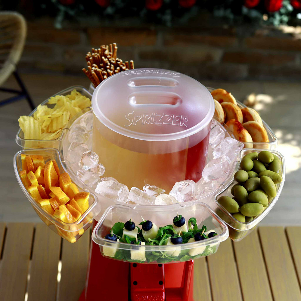 Set de 6 contenants transparents en plastique pour snacks olives et aperitifs