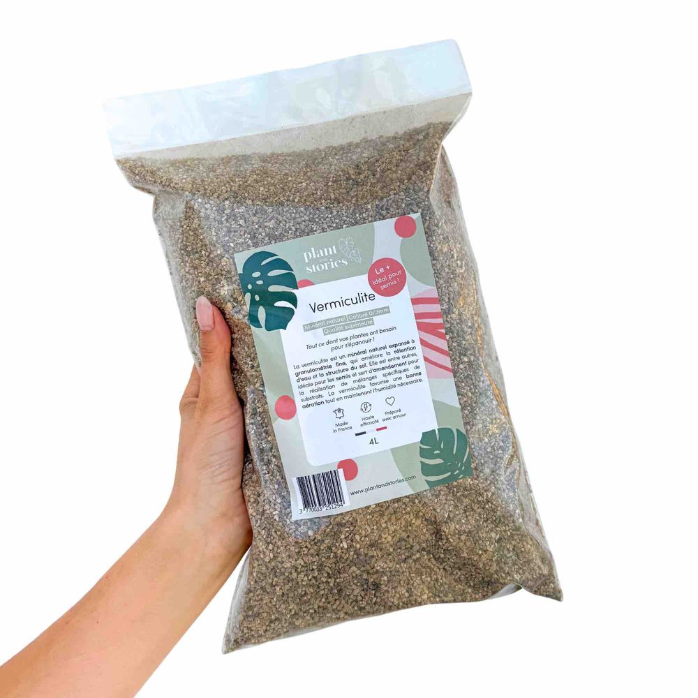 Vermiculite pour plante - qualité horticole - 4l