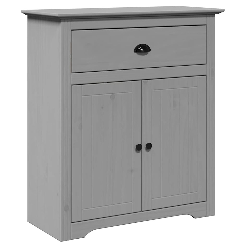 Armoire de couloir bodo gris 80x35x90 cm