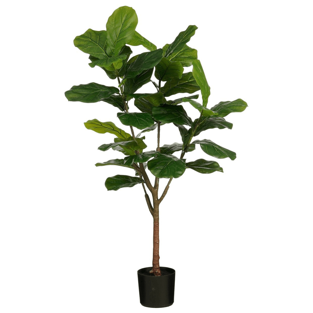 Mica decorations ficus lyrata - kunstplant avec pot inclus - plantes artificielles intérieur sans entretien - plante artificielle