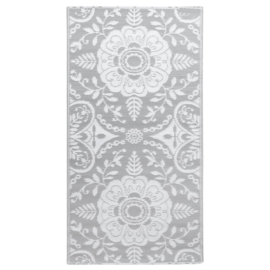 Tapis d'extérieur arakil gris clair 80x150 cm pp